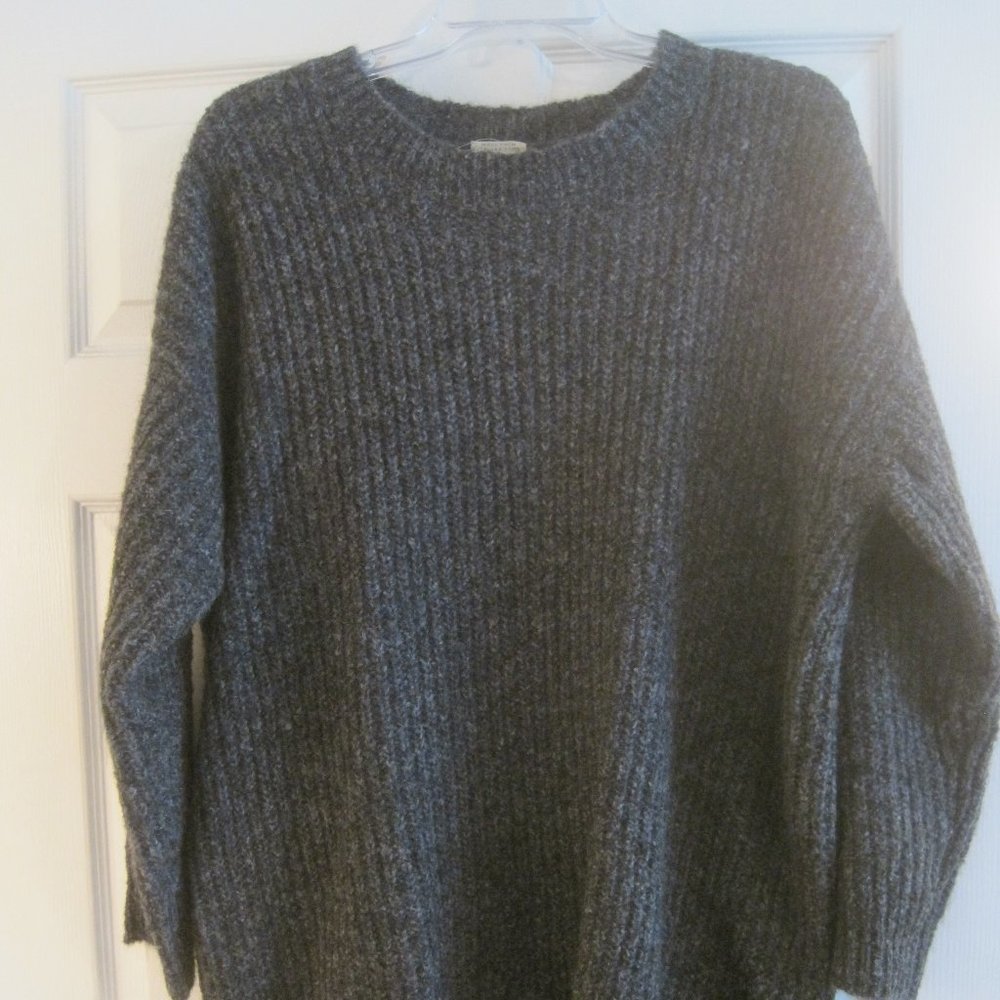 RALPH LAUREN DENIM & SUPPLY CHARCOAL GRAY SWEATER